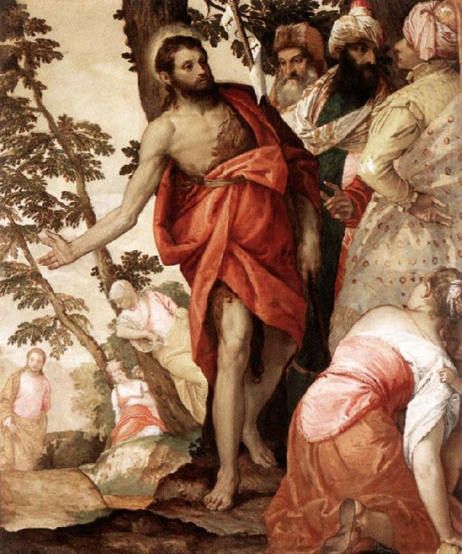 VERONESE (Paolo Caliari) St John the Baptist Preaching  wr china oil painting image